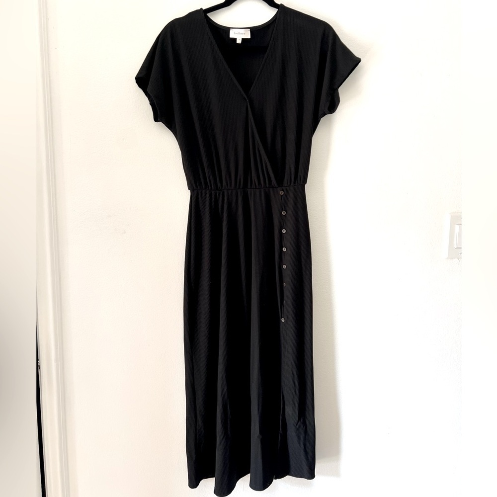 Bohme Midi Dress - Short-sleeve Women’s Medium in Black